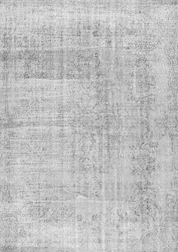 Abstract Gray Contemporary Rug, con367gry