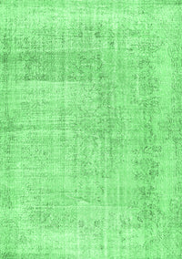 Abstract Emerald Green Contemporary Rug, con367emgrn