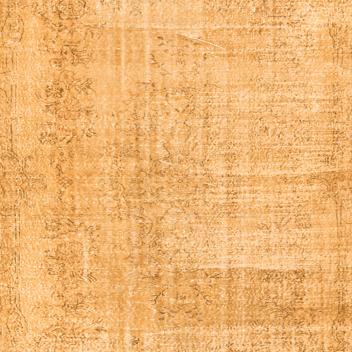 Abstract Orange Contemporary Rug, con367org