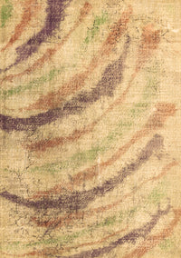 Abstract Brown Contemporary Rug, con368brn