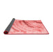 Abstract Red Contemporary Area Rugs