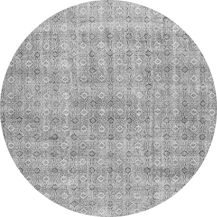 Machine Washable Abstract Gray Contemporary Rug, wshcon369gry