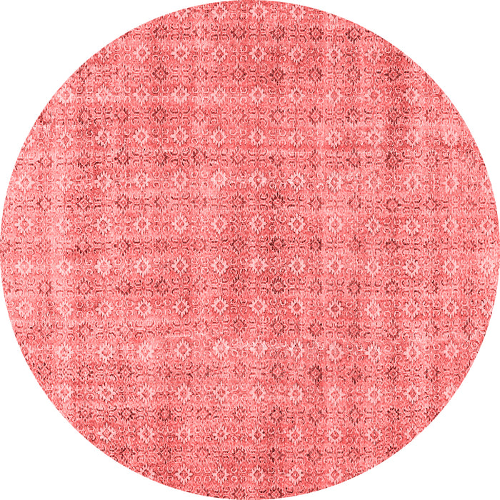 Machine Washable Abstract Red Contemporary Rug, wshcon369red