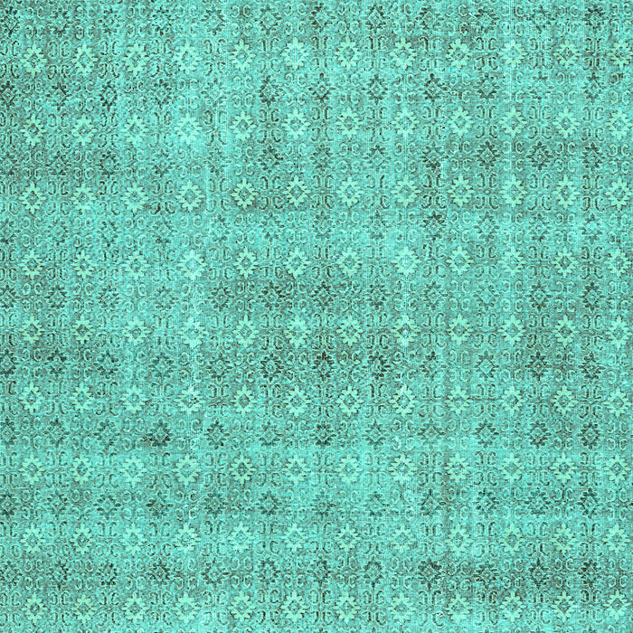 Machine Washable Abstract Turquoise Contemporary Area Rugs, wshcon369turq
