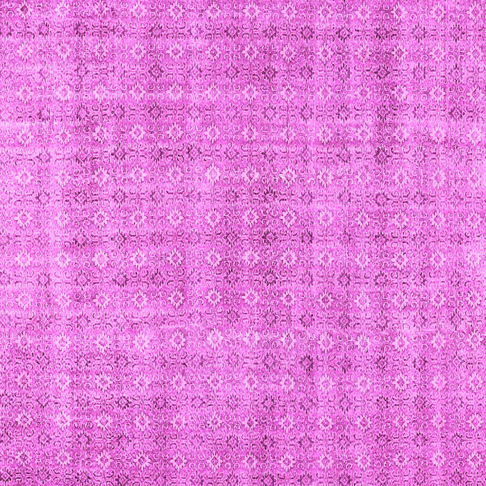 Square Machine Washable Abstract Pink Contemporary Rug, wshcon369pnk