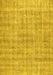 Abstract Yellow Contemporary Rug, con369yw