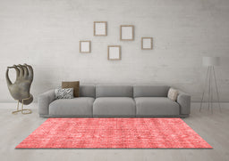 Contemporary Red Washable Rugs