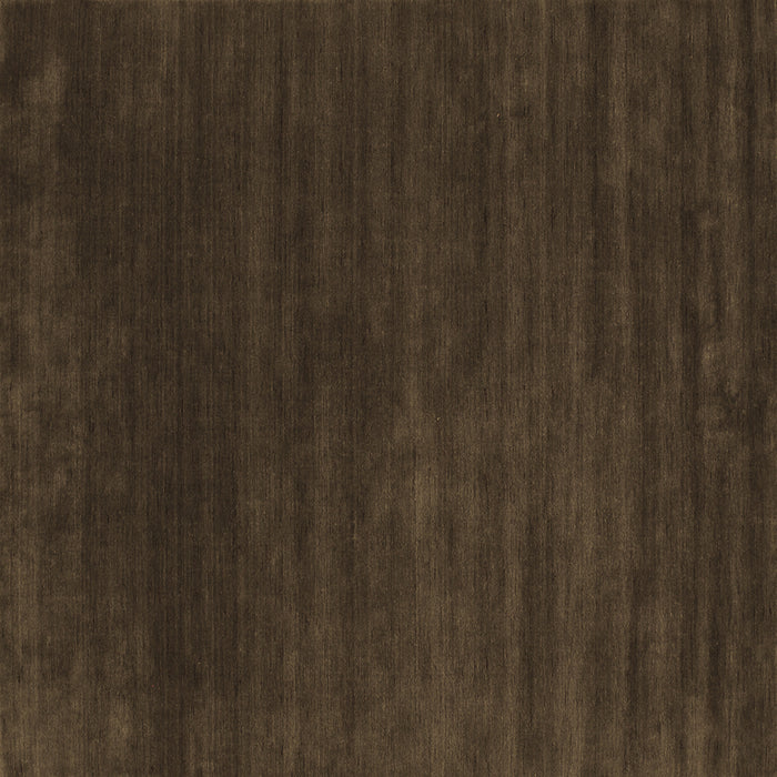 Square Machine Washable Abstract Brown Contemporary Rug, wshcon36brn