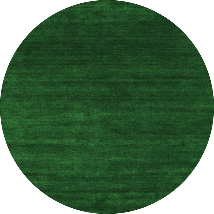 Square Abstract Green Contemporary Rug, con36grn