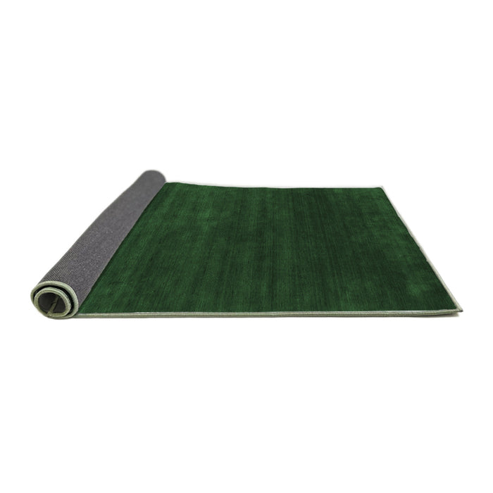 Sideview of Abstract Emerald Green Contemporary Rug, con36emgrn