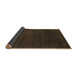 Sideview of Abstract Brown Contemporary Rug, con36brn