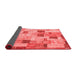 Patchwork Red Transitional Area Rugs