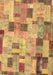 Patchwork Brown Transitional Rug, con370brn