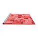 Transitional Red Washable Rugs