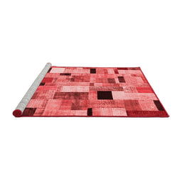 Transitional Red Washable Rugs
