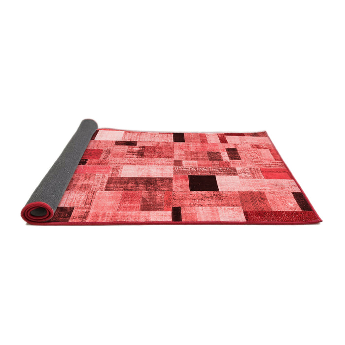 Patchwork Red Transitional Area Rugs