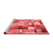 Transitional Red Washable Rugs