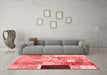 Transitional Red Washable Rugs