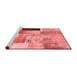 Transitional Red Washable Rugs