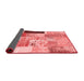 Patchwork Red Transitional Area Rugs