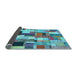 Sideview of Patchwork Light Blue Transitional Rug, con374lblu