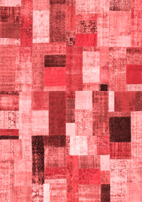 Patchwork Red Transitional Rug, con374red