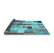 Sideview of Patchwork Light Blue Transitional Rug, con375lblu