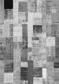 Patchwork Gray Transitional Rug, con375gry