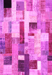 Patchwork Pink Transitional Rug, con375pnk