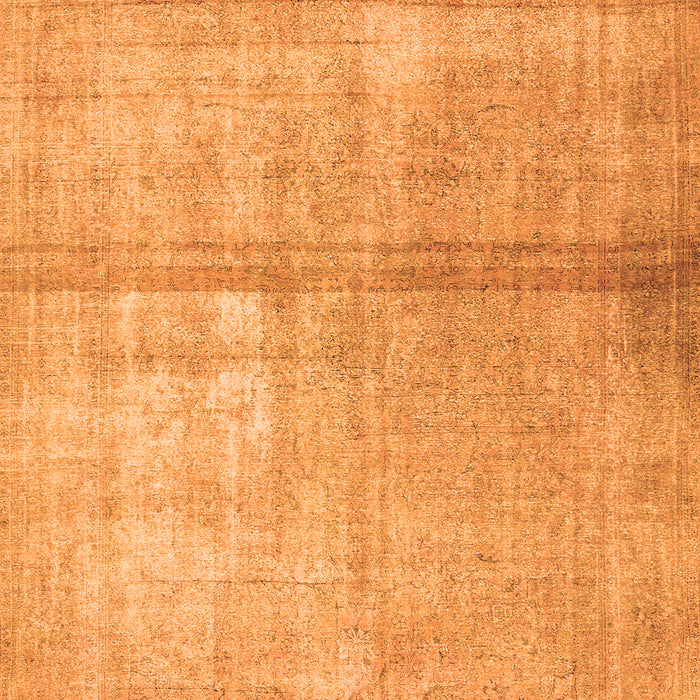 Abstract Orange Contemporary Rug, con376org