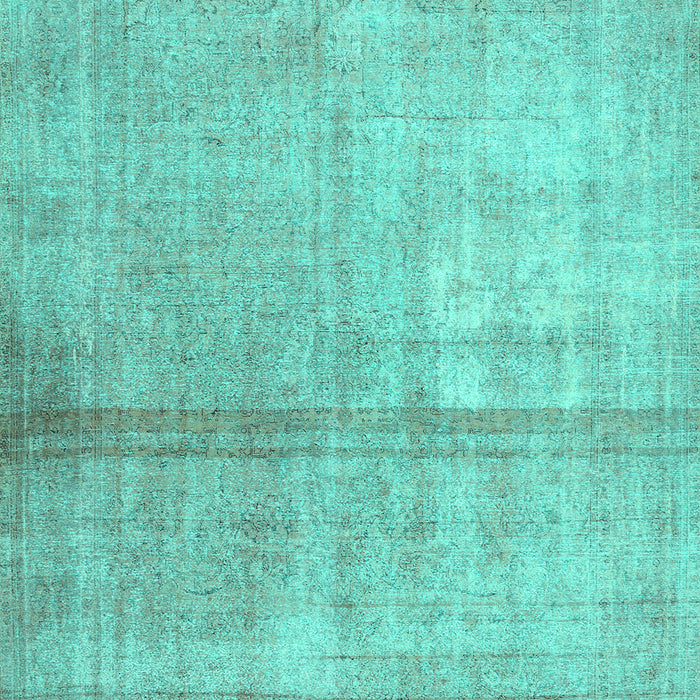 Machine Washable Abstract Turquoise Contemporary Area Rugs, wshcon376turq