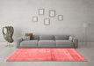 Contemporary Red Washable Rugs