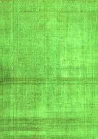 Abstract Green Contemporary Rug, con376grn