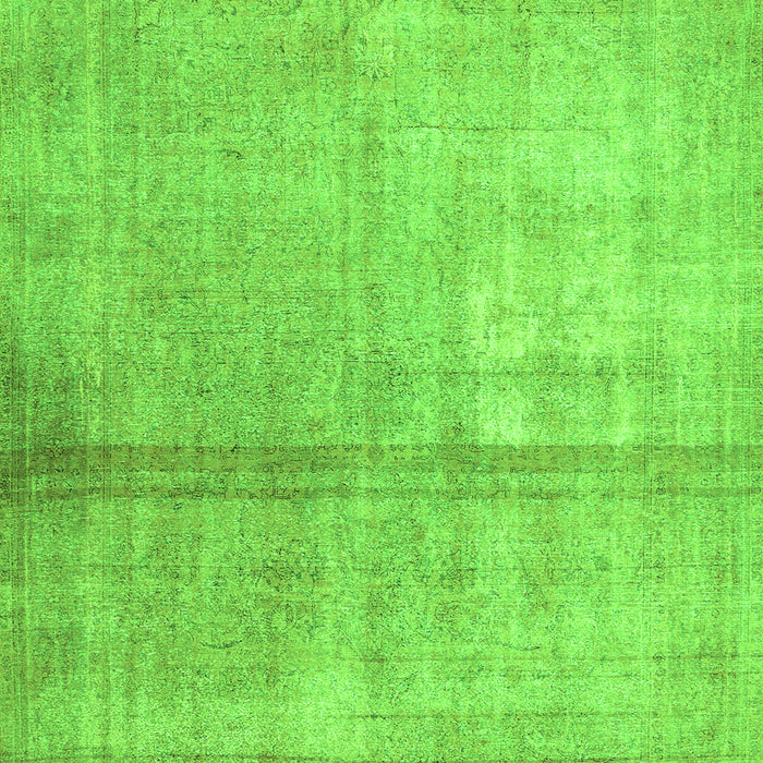 Abstract Green Contemporary Rug, con376grn