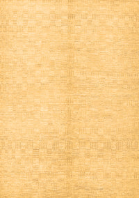 Solid Brown Modern Rug, con377brn