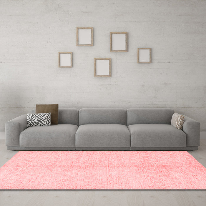 Modern Red Washable Rugs