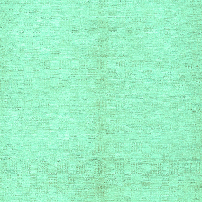 Machine Washable Solid Turquoise Modern Area Rugs, wshcon377turq