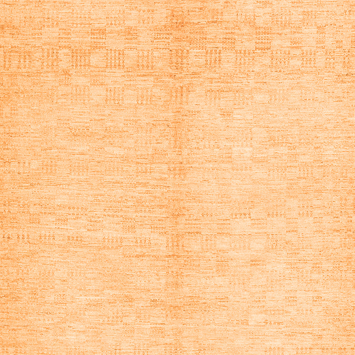 Solid Orange Modern Rug, con377org
