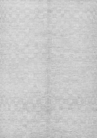 Solid Gray Modern Rug, con377gry