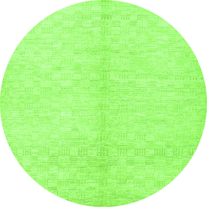 Machine Washable Solid Green Modern Area Rugs, wshcon377grn