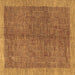 Square Machine Washable Abstract Brown Contemporary Rug, wshcon378brn