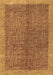 Abstract Brown Contemporary Rug, con378brn