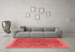 Contemporary Red Washable Rugs