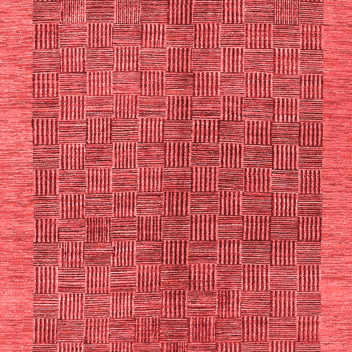 Machine Washable Abstract Red Contemporary Rug, wshcon378red