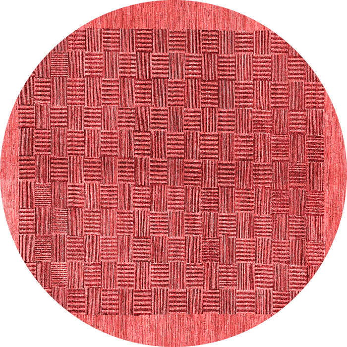 Machine Washable Abstract Red Contemporary Rug, wshcon378red