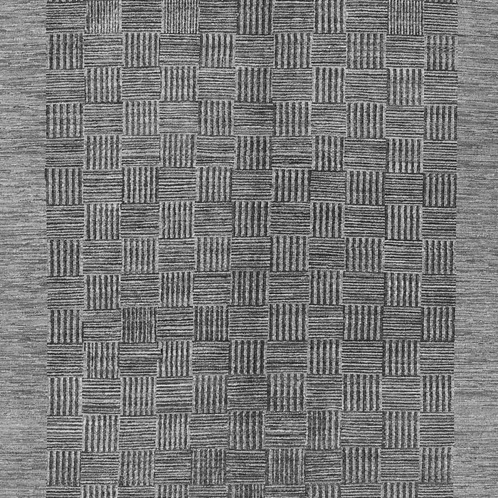 Serging Thickness of Machine Washable Abstract Gray Contemporary Rug, wshcon378gry