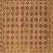 Square Abstract Brown Contemporary Rug, con379brn