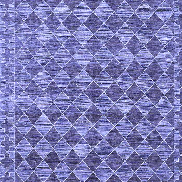Machine Washable Abstract Blue Contemporary Rug, wshcon379blu