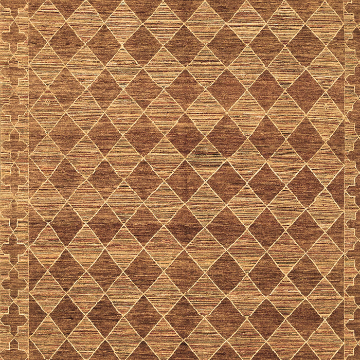 Abstract Brown Contemporary Rug, con379brn