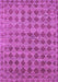 Abstract Purple Contemporary Rug, con379pur